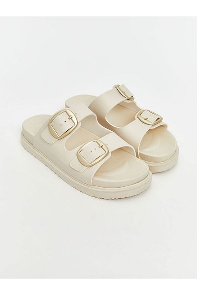 LC Waikiki New Season Leather Look Women's Slippers - S5Jh42Z8