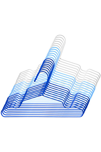 easyCTRL Set 20 umerase metalice pentru haine copii cu protectie silicon, 29 ...