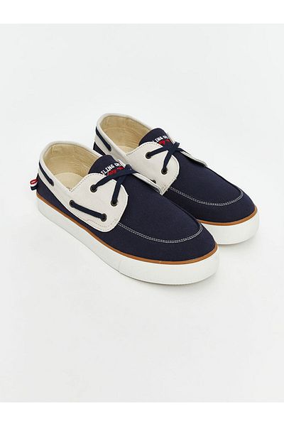 LC Waikiki Navy Blue Lace-Up Men's Classic Shoes