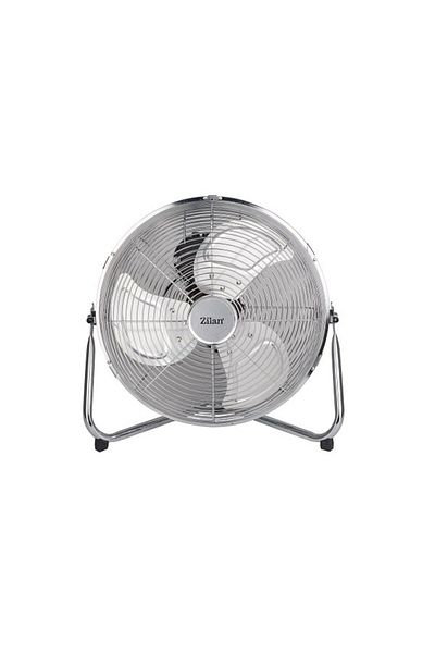 Zilan Floor Fan, 50w, 3 Speeds, 36cm Diameter, Stainless Steel – Comfort and Efficiency