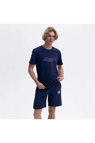Ellesse Ανδρικό μπλουζάκι Navy Blue Em451-nv