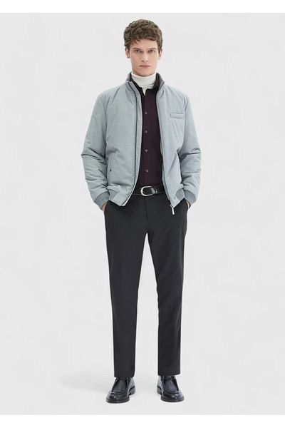 Ramsey Gray Woven Coat