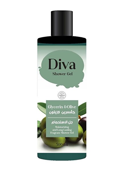 DİVA جل الاستحمام ديفا بالجلسرين وزيت الزيتون 500 مل