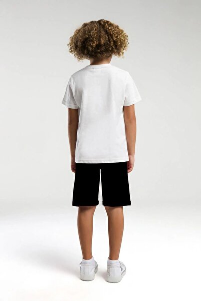 U.S. Polo Assn. 2019 Boys' Crew Neck Logo Short Sleeve Pajama Suit with Shorts