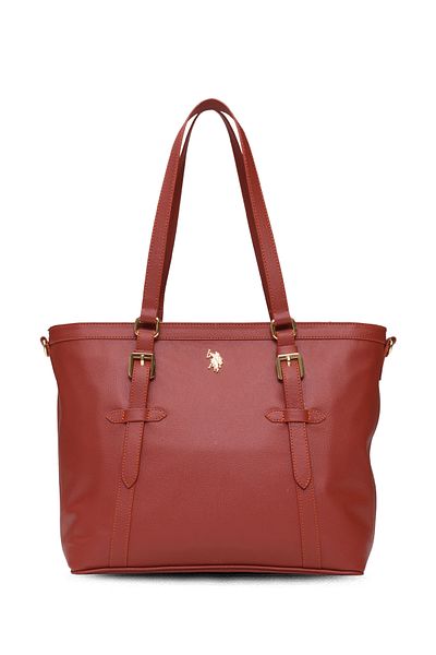 U.S. Polo Assn. Червена дамска чанта през рамо US25581