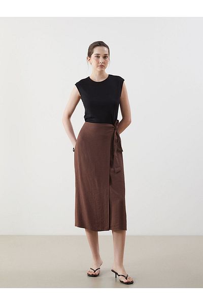 LC Waikiki New Season Women's Elastic Waist Skirt - S5Kl15Z8