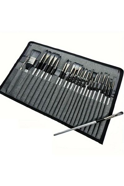 Schulzz Professional Paint Brush Set of 24 Pieces