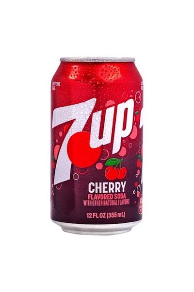 7 Up 7UP Cherry 355 ml, Carbonated Drink USA