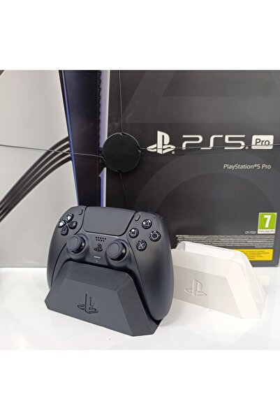 Mey3DDesign PS5 Oyun Kolu Standı, Siyah Beyaz İkili Set, PS5 Pro Kol %100 Uyumlu