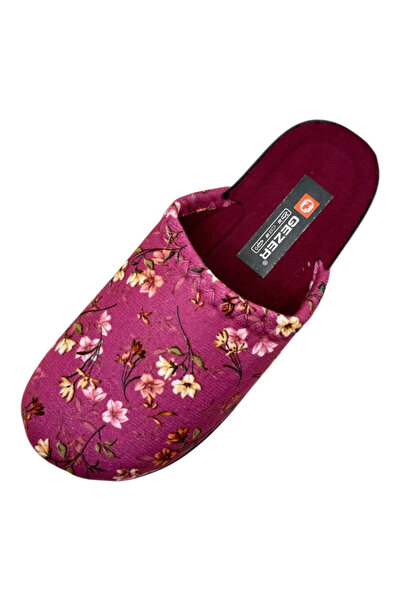GEZER Women's slippers, pink with Printed , size 40, 24.5 centimeters, comfortable and warm