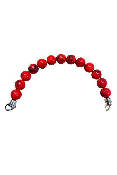 EleganTShoP Λαβή τσάντας με ακρυλικές χάντρες 20 εκ. FR7