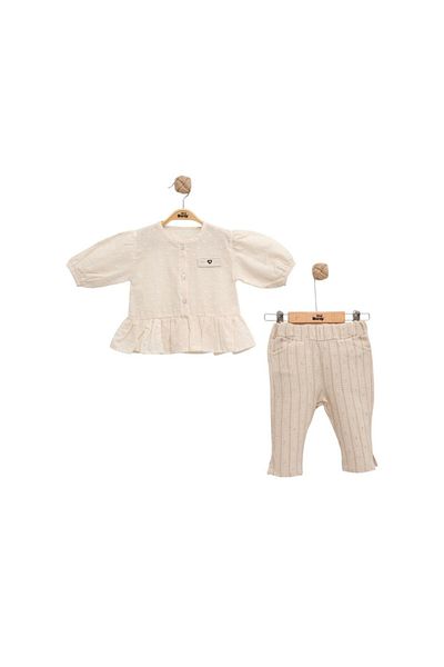 Minim Pıt Pıt Shirt Glitter Pants Girl Set