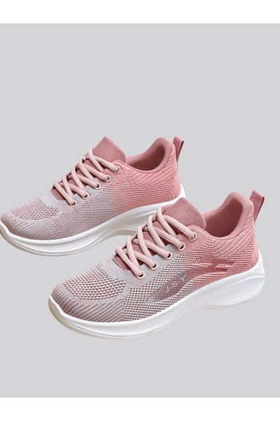 Pedwalker By Styli Color Block Mesh Lace-Up Training Shoes