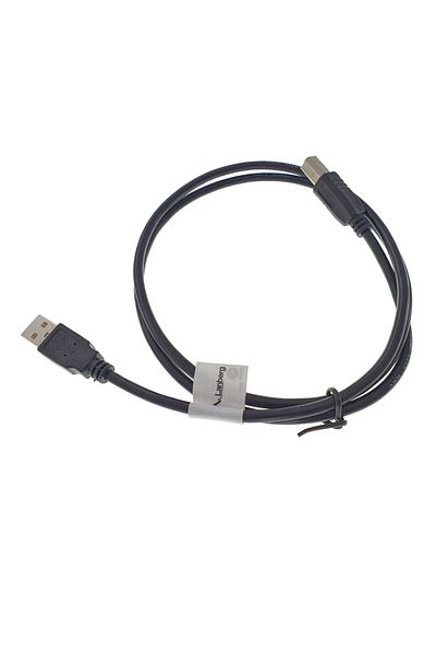 Lanberg Cablu USB 2.0 pentru imprimanta, Lanberg 42866, lungime 100 cm, USB-A tata la USB-B tata, negru