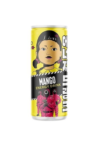 Squid Game Energy Drink Mango 250ml