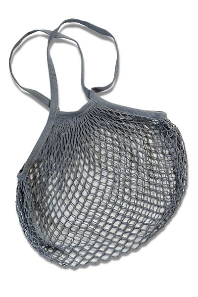 Punta Shopping Bag, F10396, 38 X 32 Cm, Mesh Type, Grey