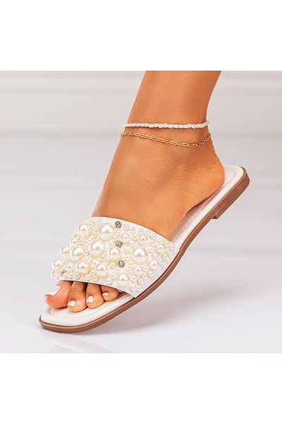 Lush Fashion Papuci Dama din Piele Ecologica