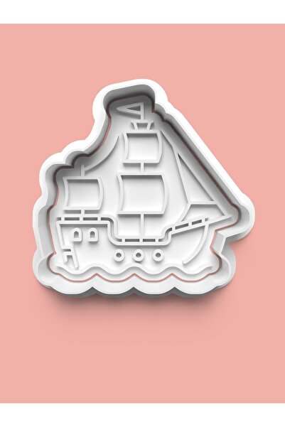 AKTASTORE قالب كوكيز على شكل قرصان وقالب عجينة السكر