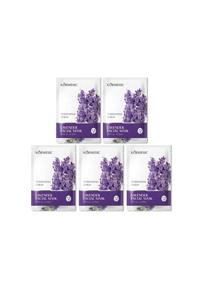 Kormesic Curmesec Soothing & Replenishing Lavender Face Mask, 25ml (5 pieces)