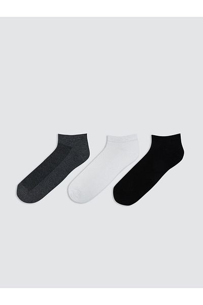 LC Waikiki New Season Men's Booties Socks 3-Piece - S5Le31Z8