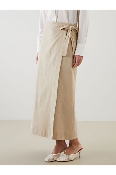 LC Waikiki New Season Tight Fit Poplin Skirt - S5Mo56Z8