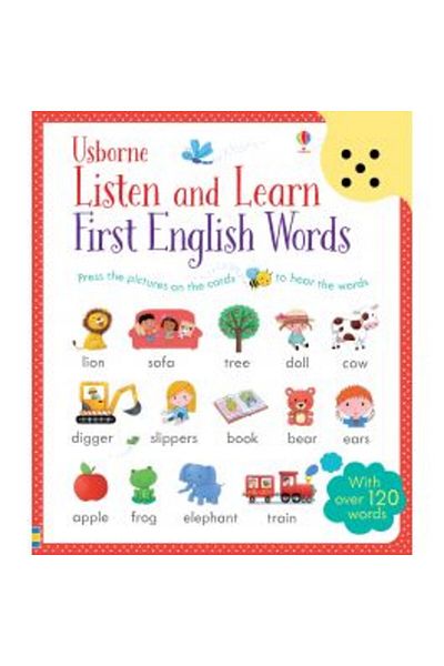 Usborne Ascultă și învață primele cuvinte în limba engleză