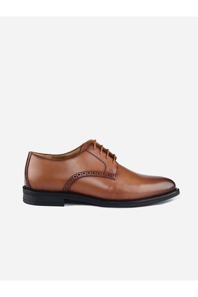 Heel Your Sole By Styli Solid Almond Toe Derby Shoes