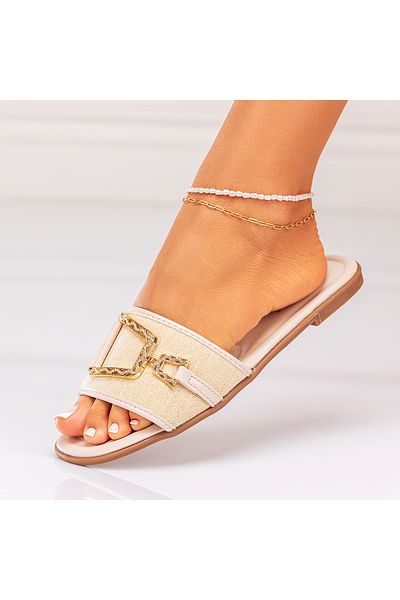 Lush Fashion Women's Slippers Made of Eco-friendly Leather