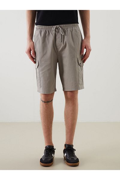 LC Waikiki New Season Standard Fit Gabardine Men's Cargo Sort - S55665Z8