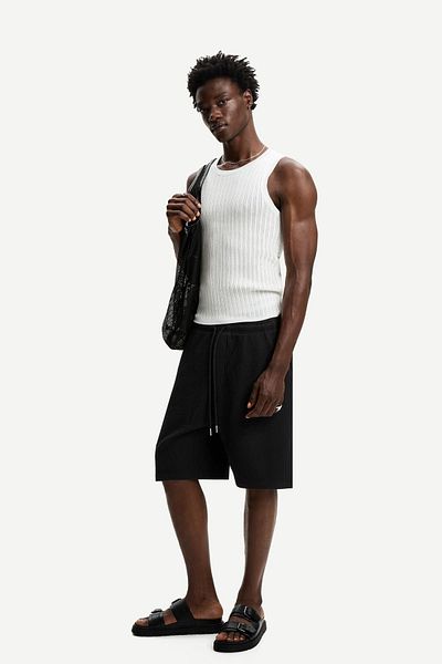 Bershka Textured Bermuda shorts
