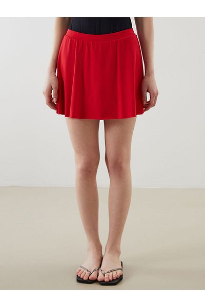 LC Waikiki New Season Women's Swimming Short Skirt with Elastic Waist - S54246Z8