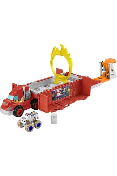 FISHER PRICE Camion cu pista de cascadorii, Blaze si Masinile Uriase