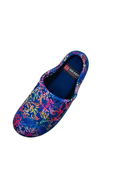 GEZER Women's slippers, multicolor floral, size 38, 23.5 centimeters, comfortable and warm