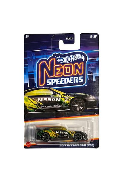 HOT WHEELS Nissan GT-R R32 Neon Speeders, 1:64, Black