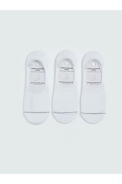 LC Waikiki New Season Bamboo Ανδρικές κάλτσες μπαλαρίνας 3 τεμαχίων - S5CC16Z8