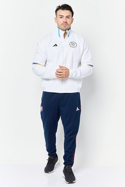 adidas Men Sportswear Fit Long Sleeve Football Jackets, White