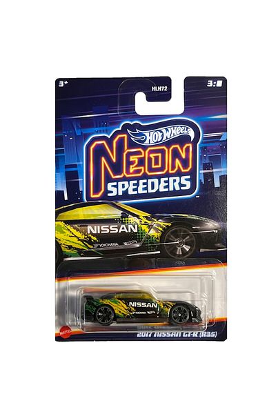 HOT WHEELS Nissan GT-R R32 Neon Speeders, 1:64, Black