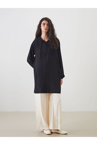 LC Waikiki New Season Hooded Oversize Women's Tunic - S5Fg81Z8