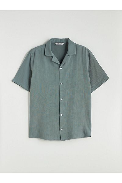 LC Waikiki Ανδρικό κοντομάνικο πουκάμισο LCW Standard Fit