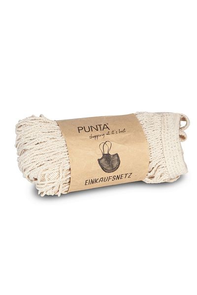 Punta shopping bag, F10396, 38 x 32 cm, mesh type, Beige