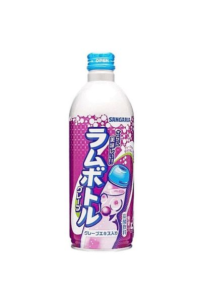 Ramunes Sangaria Ramu Ramune Soda Grape 500ml