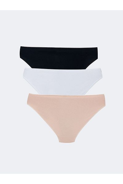 LC Waikiki Pachet de 3 culotte de bikini Duz sezon nou - S48889Z8