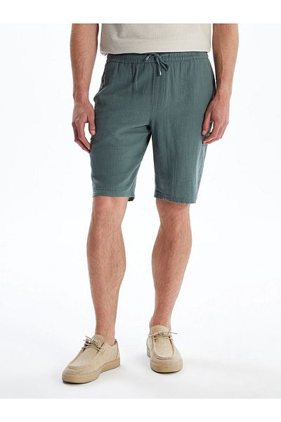 LC Waikiki New Season Slim Fit Men's Shorts with Waist Detailing - S5Is32Z8