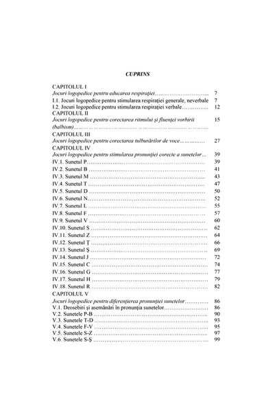JUCARII VORBARETE Culegere de jocuri logopedice