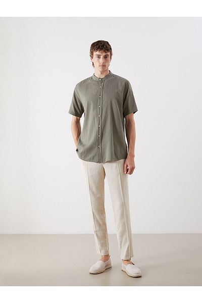 LC Waikiki Ανδρικό πουκάμισο με κοντό μανίκι New Season Regular Fit - S5FE50Z8