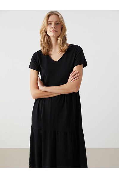 LC Waikiki Rochie de damă cu decolteu în V sezon nou - S5GQ63Z8