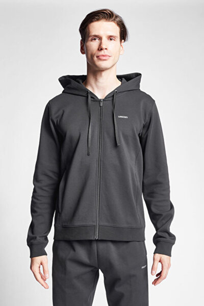 Lescon Hanorac cu glugă cu fermoar pentru bărbați 25S-1241-25B