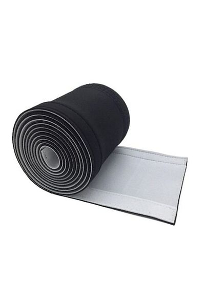 Aptel Spiral Cable Organizer, Neoprene, Foldable with Velcro, Length 3 m, Black