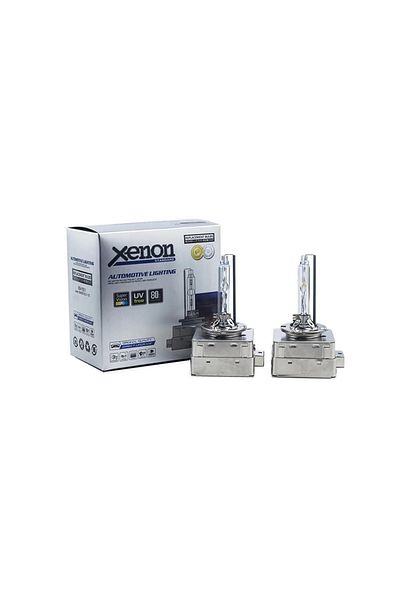 AUTOREY Set of 2 xenon bulbs D3S Premium Quick Start metal socket Cool White Light 6000k Bixenon