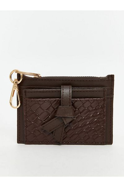 LC Waikiki New Season Leather Look Crocodile Patterned Women's Wallet - S5Pk71Z8